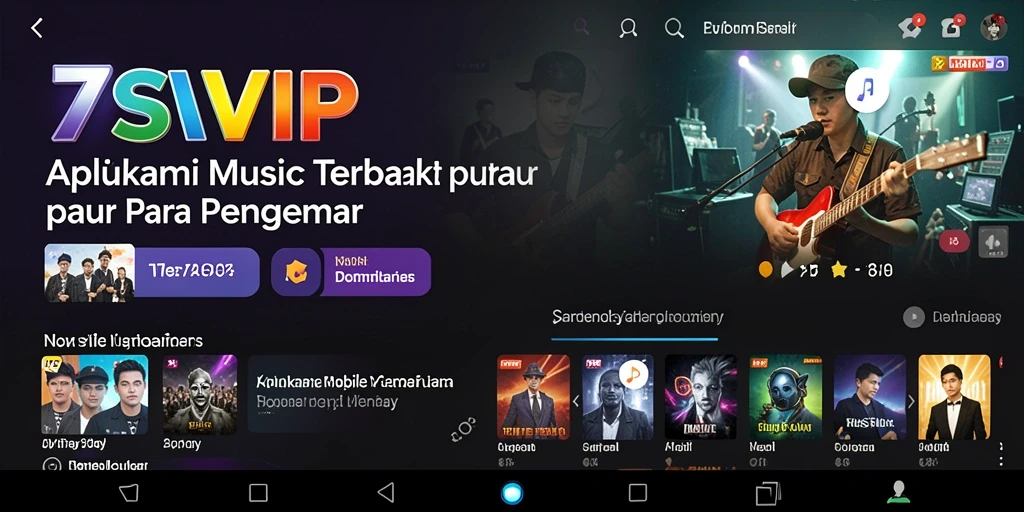 Screenshoot gameplay aplikasi 7SVIP menampilkan pengalaman musik interaktif.