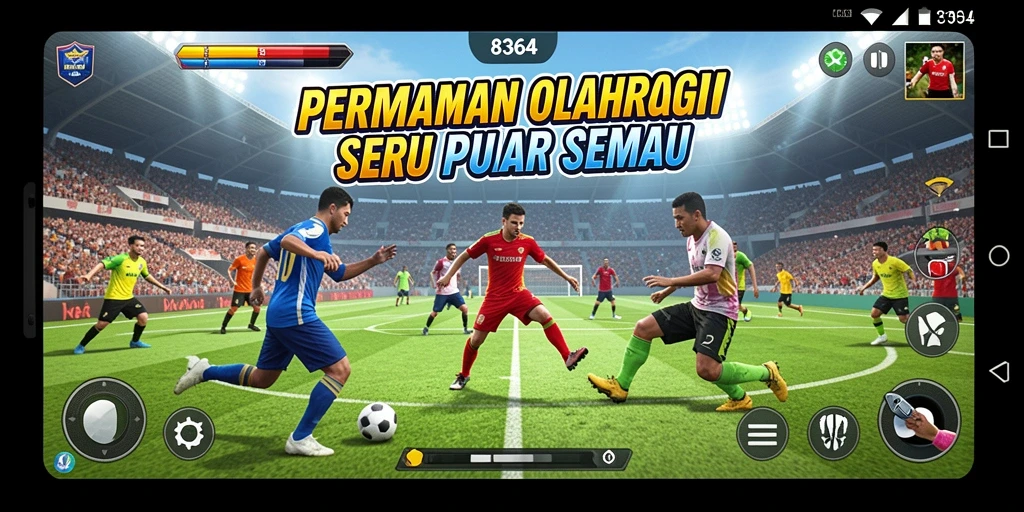 Tampilan gameplay yang menegangkan dari 8364.