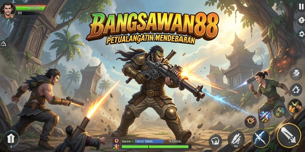 Tampilan gameplay intens dan menegangkan dari BANGSAWAN88.