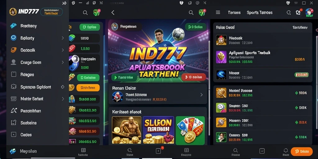 Tampilan gameplay IND777 yang menarik dalam taruhan olahraga.