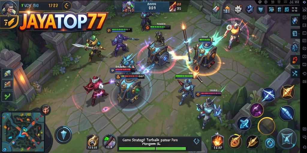 Screenshot menampilkan aksi seru dalam gameplay JAYATOP77.
