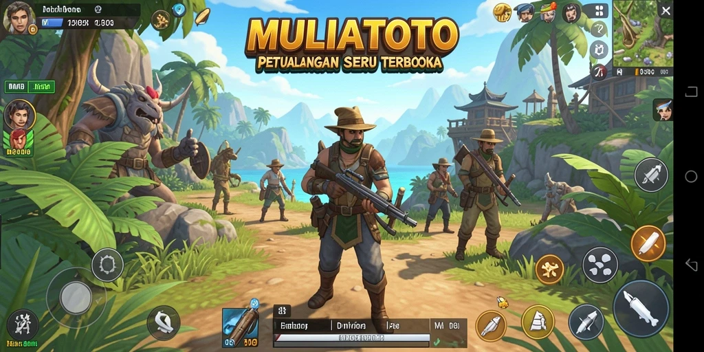 Tampilan menarik dari pengalaman eksplorasi dunia terbuka di MULIATOTO.