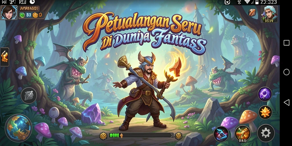 Gameplay seru dalam petualangan fantastis RR33.