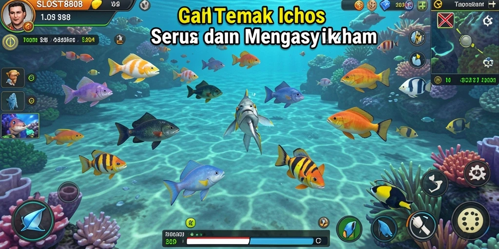 Gameplay SLOST8808 yang seru dan penuh warna.