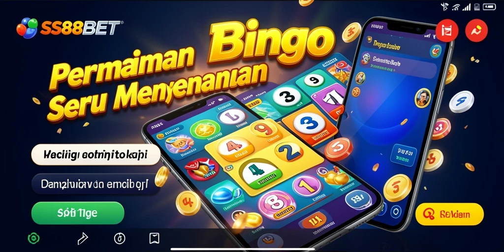 Tampilan utama gameplay Bingo di SS88BET yang menarik dan interaktif.