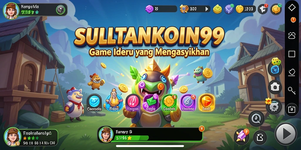 Tangkapan layar dari gameplay SULTANKOIN99 menampilkan tampilan menarik dari permainan Idle.