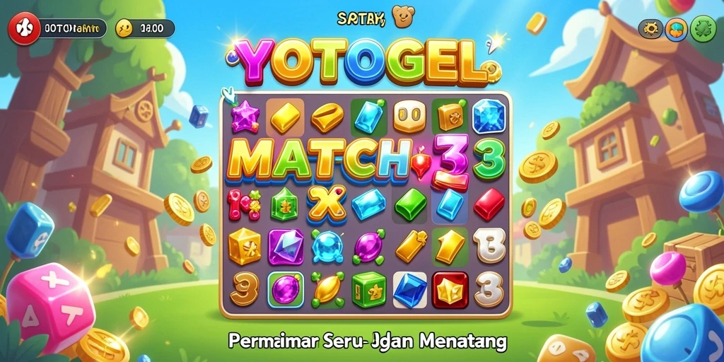 Tampilan gameplay menarik dari YOTOGEL yang seru dan penuh warna.